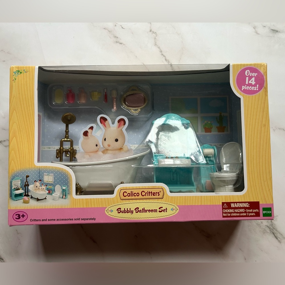 Calico Critters Bubbly Bathroom Set CC1894